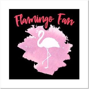 Flamingo fan Art design graphic Posters and Art